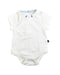 A White Bodysuits from Jojo Maman Bébé in size 6-12M for girl. (Front View)