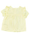 A Yellow Shirts from Carrément Beau in size 0-3M for girl. (Back View)