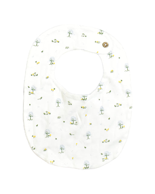 A White Bibs from Chateau de Sable in size O/S for neutral. (Front View)