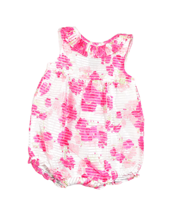 A White Rompers from Retykle in size 3-6M for girl. (Back View)