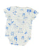 A White Short Sleeve Bodysuits from Sea Apple in size 0-3M for boy. (Back View)