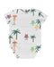 A White Short Sleeve Bodysuits from Sea Apple in size 0-3M for boy. (Back View)