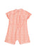 A Orange Rompers from Chateau de Sable in size 3-6M for girl. (Back View)