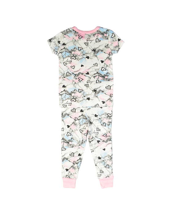 A Multicolour Pyjama Sets from Betsey Johnson in size 2T for girl. (Back View)