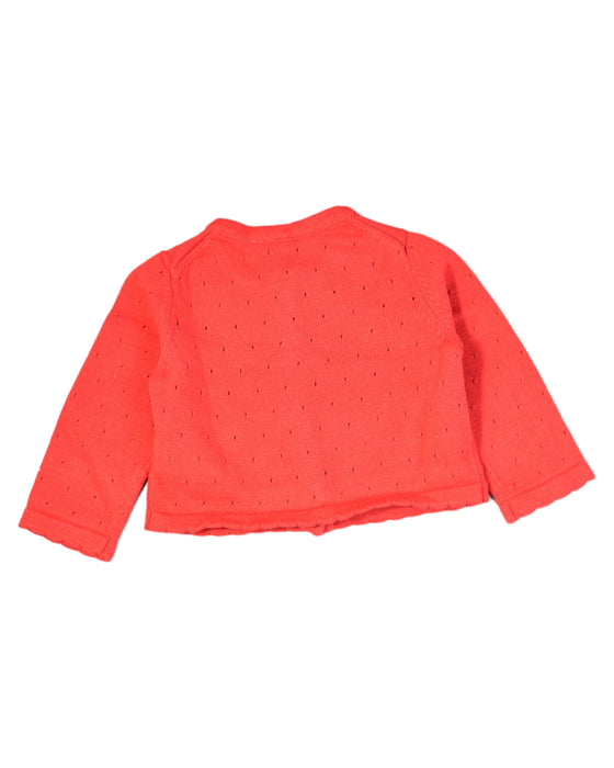 A Red Cardigans from Janie & Jack in size 6-12M for girl. (Back View)