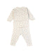 A Ivory Pyjama Sets from Bonpoint in size 3-6M for boy. (Back View)