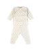 A Ivory Pyjama Sets from Bonpoint in size 3-6M for boy. (Front View)