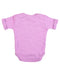 A Purple Short Sleeve Bodysuits from Kate Quinn in size Newborn for girl. (Back View)