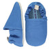A Blue Slip Ons from Poco Nido in size 18-24M for boy. (Front View)
