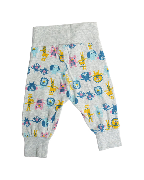 A Grey Leggings from Polarn O. Pyret in size 3-6M for girl. (Back View)