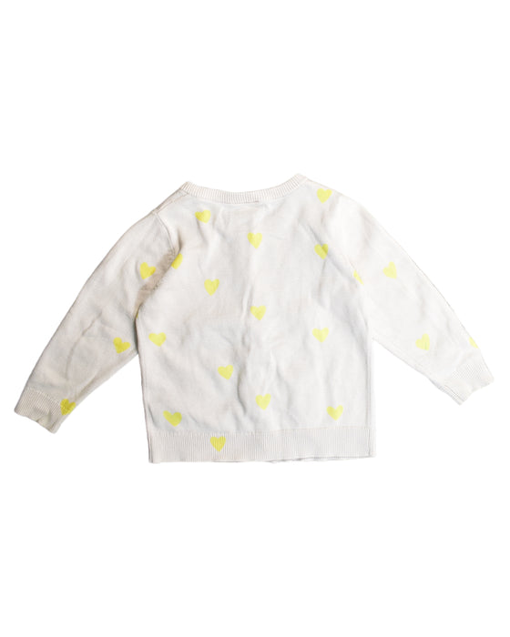 A White Cardigans from Seed in size 12-18M for girl. (Back View)