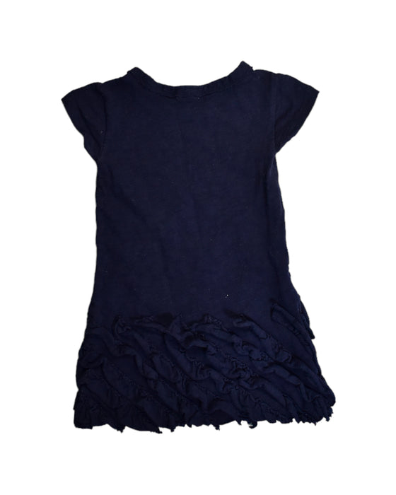A Blue Short Sleeve Dresses from Crewcuts in size 3T for girl. (Back View)