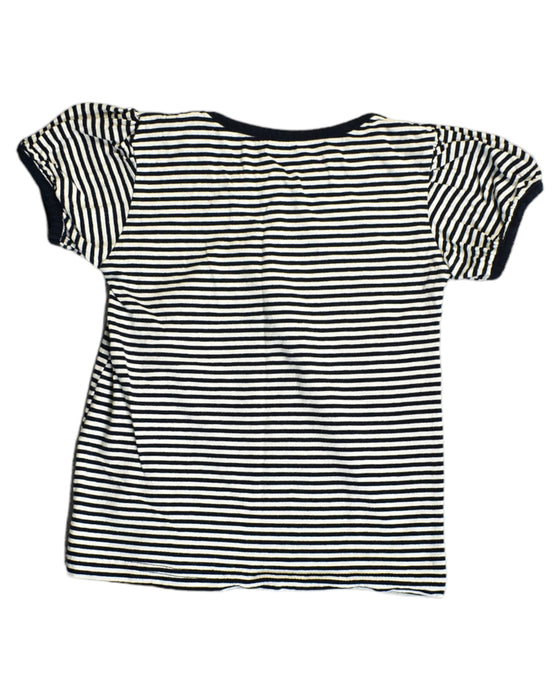 A White Short Sleeve Tops from Global  Work in size M for girl. (Back View)