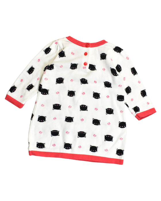 A White Long Sleeve Tops from Retykle in size 3-6M for girl. (Back View)