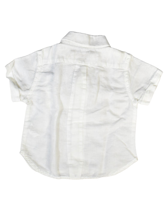 A White Shirts from Chateau de Sable in size 3-6M for boy. (Back View)