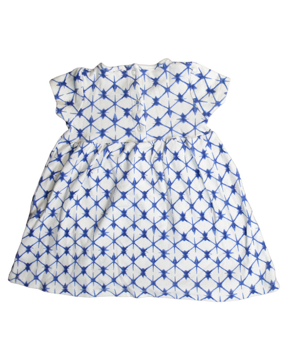 A White Short Sleeve Dresses from Hunter + Boo in size 6-12M for girl. (Back View)