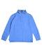 A Blue Zippered Sweatshirts from Crewcuts in size 5T for boy. (Front View)