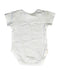 A White Bodysuits from Little Green Radicals in size 6-12M for boy. (Back View)