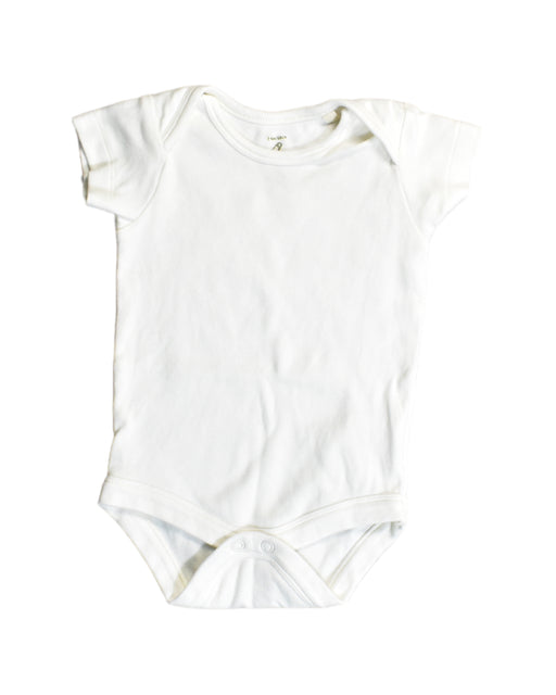 A White Bodysuits from Seed in size 3-6M for girl. (Front View)
