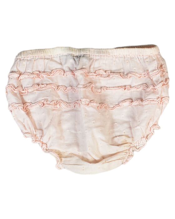A Pink Bloomers from Velveteen in size 6-12M for girl. (Back View)
