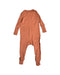 A Brown Onesies from Nui Organics in size 6-12M for boy. (Back View)
