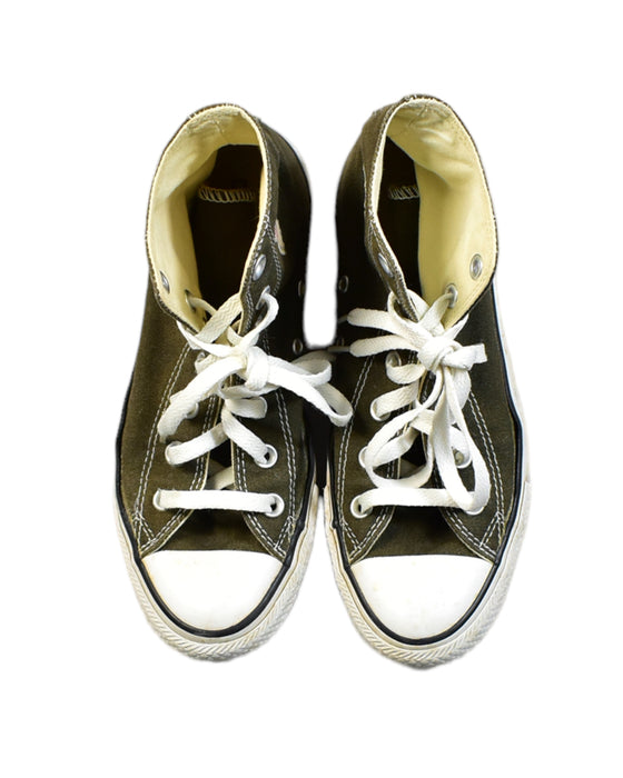 A Green Sneakers from Converse in size 12Y for boy. (Back View)