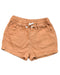 A Orange Shorts from Seed in size 6-12M for girl. (Front View)