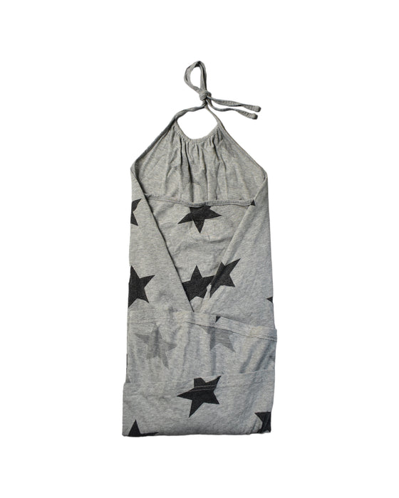 A Grey Sleeveless Dresses from Nununu in size 7Y for girl. (Back View)