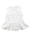 A White Sleeveless Dresses from Gingersnaps in size 6T for girl. (Front View)