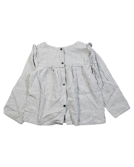 A White Long Sleeve Tops from Marie Chantal in size 2T for girl. (Back View)