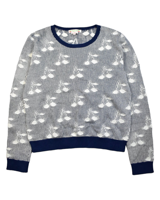 A Grey Knit Sweaters from Bonpoint in size 12Y for girl. (Front View)