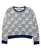 A Grey Knit Sweaters from Bonpoint in size 12Y for girl. (Front View)