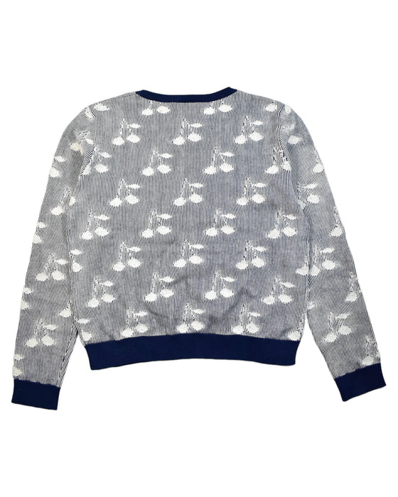 A Grey Knit Sweaters from Bonpoint in size 12Y for girl. (Back View)