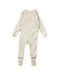 A Yellow Jumpsuits from Purebaby in size 3-6M for boy. (Back View)