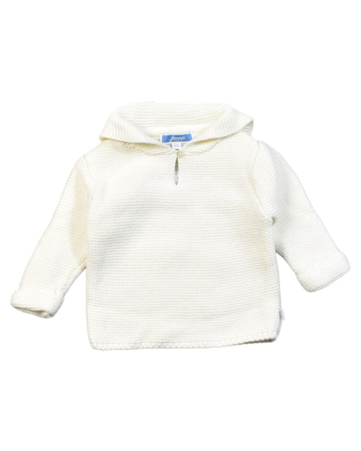 A White Pants Sets from Jacadi in size 0-3M for girl. (Front View)