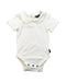 A White Bodysuits from Pappe in size Newborn for girl. (Front View)