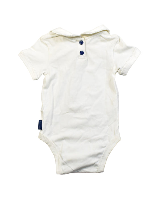 A White Bodysuits from Pappe in size Newborn for girl. (Back View)