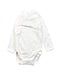 A White Bodysuits from Petit Bateau in size 6-12M for neutral. (Front View)
