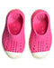 A Pink Aqua Shoes from Native Shoes in size 12-18M for girl. (Back View)