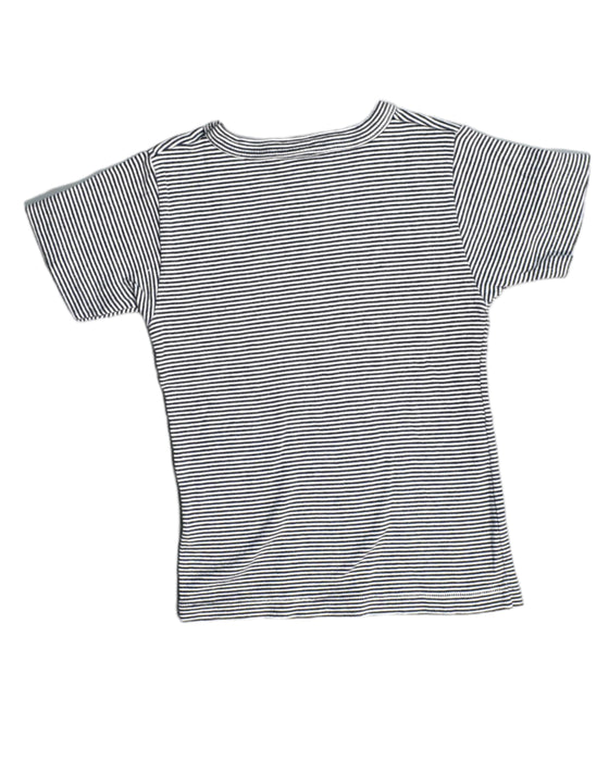 A Grey T Shirts from Petit Bateau in size 3T for boy. (Back View)
