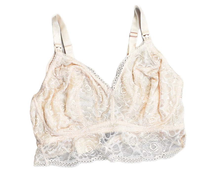 A Beige Bras from Hotmilk in size L for maternity. (Front View)