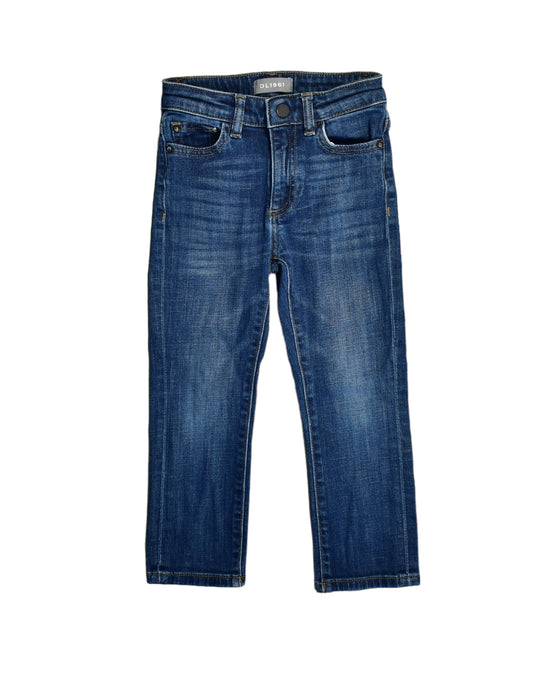 A Blue Jeans from DL1961 in size 5T for maternity. (Front View)