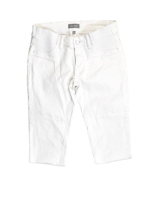 A White Jeans from DL1961 in size XS for maternity. (Front View)