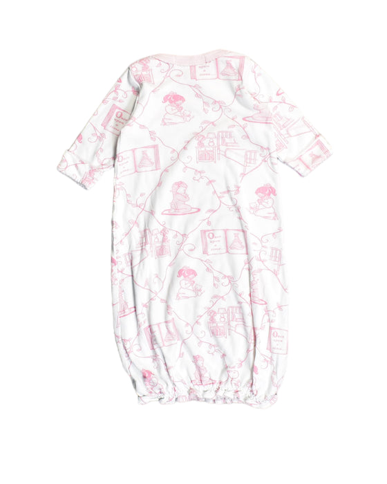A Pink Nightgowns from The Beaufort Bonnet Company in size 0-3M for girl. (Back View)