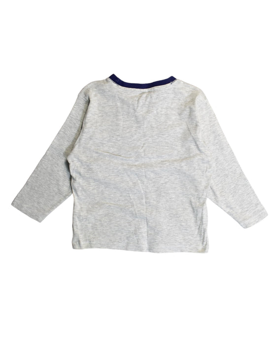 A Grey Long Sleeve Tops from Chateau de Sable in size 18-24M for boy. (Back View)