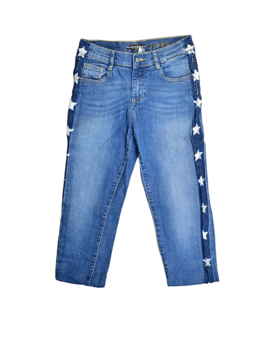 A Blue Jeans from Guess in size 14Y for girl. (Front View)