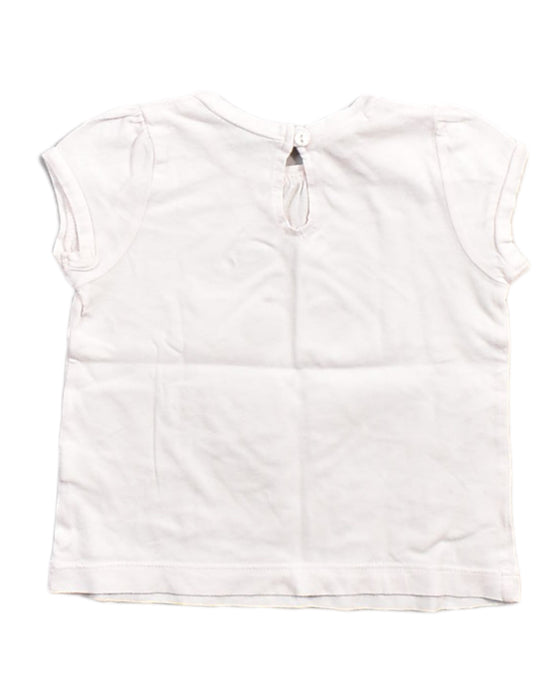 A Pink Short Sleeve Tops from Bonpoint in size 3-6M for girl. (Back View)