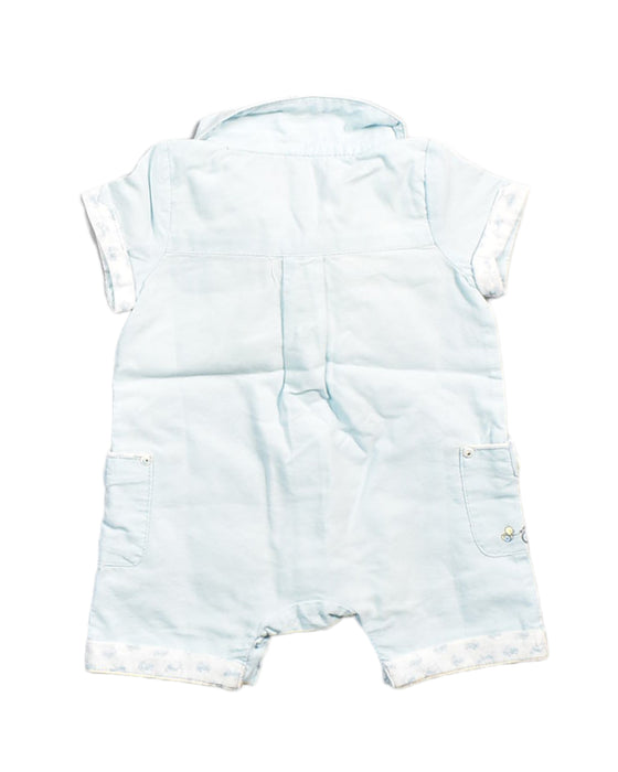 A Blue Short Sleeve Rompers from Sergent Major in size 0-3M for boy. (Back View)