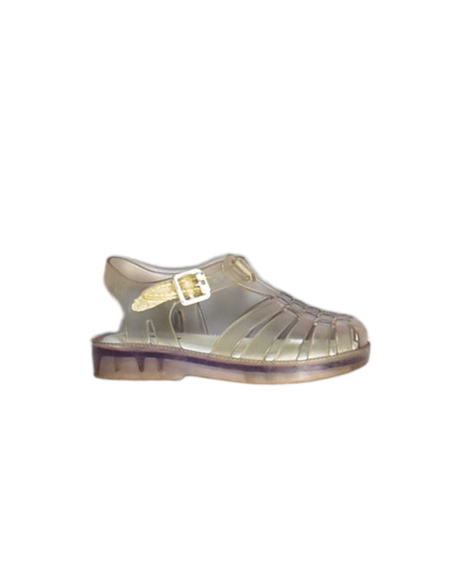 A Transparent Sandals from Mini Melissa in size 3T for girl. (Front View)