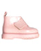 A Pink Boots & Booties from Mini Melissa in size 12-18M for girl. (Front View)